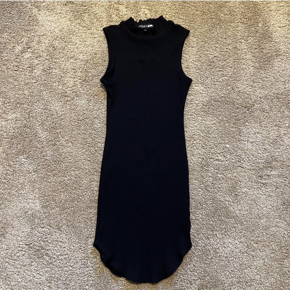 Fashion Nova Black Sleeveless Mini Dress